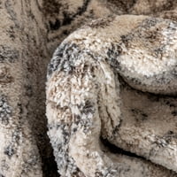 היטב ארוג טופקאפי נוברה מדליון מזרח חום וינטג 'במצוקה 2'3 7'3 שטיח אזור רץ