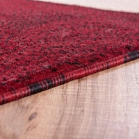 שטיח שטיין אזור מודרני של דולקט, אדום, אדום, אדום