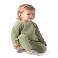 רגעים מודרניים מאת גרבר תינוק או ילדה מין מגדרי נייטרלי שרוול ארוך טופ ומכנסיים, סט תלבושות דו-חלקים,