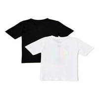 חולצת טריקו גרפית של Smileyworld Boys, 2 חבילה, גדלים 4-7