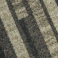 מוהוק ביתי פריזמטי אריח מוערם אריח פחם פסים מדויק שטיח אזור מודפס, 8'x10 ', אפור
