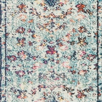 מדיסון ג'אנדרה וינטג 'שטיח פרחוני, חיל הים כחול בהיר, 2'2 16'