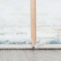 שטיחי שטיחים מסורתיים מדליון אפור רץ מקורה קל לניקוי