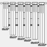 עיצוב 'צורת דפוס מעוקלת' לוח וילון האפלה סקנדינבי