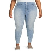 טרה וסקיי נשים פלוס בגודל ג'ינס ג'ינס