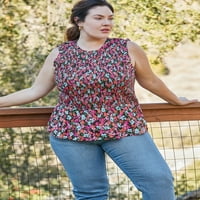 Get's Get's Plus Plus Size ללא שרוולים.
