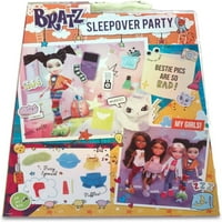 בובת מסיבת Sleepover Bratz, ג'ייד, מתנה נהדרת לילדים בגילאי 5, 6, 7+