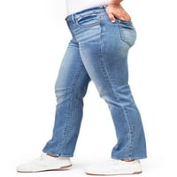 ג'ורדאצ'ה נשים אמצע עלייה מפותלת ג'ינס ישר