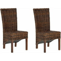כיסא צדדי עץ מנגו מנגו, סט של 2, כיסא קרוקו