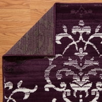 יונייטד וויברס פלאזה ג'ורג'ינה ראנר שטיח, דפוס מדליון, לילך, 2 '7'2