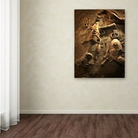 סימן מסחרי אמנות 'ריי רובים על מאדים' בד אמנות על ידי ג ' ו פלצמן צילום