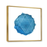 עיצוב אמנות 'גיאומטריה קדושה וסמל של אלכימיה השלישי' בוהמי & אקלקטי ממוסגר בד קיר אמנות הדפסה