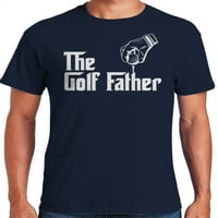 גרפיקה אמריקה האב הגולף חולצת יום האב המצחיק לחולצת טריקו לגברים של אבא