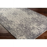 שטיח שטיח אריח אמנותי אפור מסורתי 5 '7'6