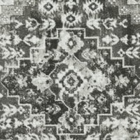 LOOMAKNOTI RHANE ADLEIGH 2 '3' שטיח מבטא מקורה מזרחי אפור