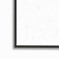 תעשיות סטופל כביסה שלט דפוסים פרחוניים ציור כפרי מינימלי שחור ממוסגר אמנות דפוס אמנות קיר, 24, עיצוב מאת