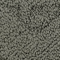 עמודי התווך דילן יהלום מוצק בדיל מסורתי שטיח רץ מקורה אפור, 1'9 5 '