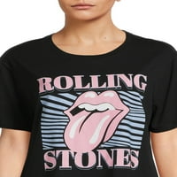 Time ו- Tru Women's Rolling Stones Shirt Grapic