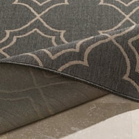 אורגים אומנותיים אלפרסקו טרליס שטיח, גמל שחור, 5'3 7'7
