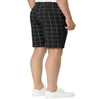מציאות ייחודית מכנסיים קצרים משובצים קיץ לגברים מכנסיים קצרים משובצים דקים