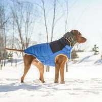 ז'קט כלבים של צופי מחמד חיל חורף בגדי ספורט ספורט אלסטופיט אטום לרוח אטום למים עבור חיות מחמד קטנות בינוניות
