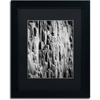 סימן מסחרי אמנות יפה פוסט סקריפטום אמנות קנבס מאת פיליפ סאנט-ראו-ראו שחור מט, מסגרת שחורה