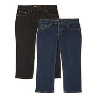 ג'ינס נינוח של Wonder Nation, 2 חבילות, גדלים 4 & האסקי