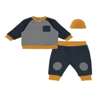 Petit Lem Baby Boy Set Set W HAT, גדלים חודשים- חודשים