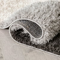 ובכן ארוג לולי מיקה רטרו זיג-זג דפוס אפור צהוב 2'7 7'3 רץ 3D מרקם שטיח שטיח אזור