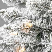 24 קופר מואר לפני עץ חג המולד מלאכותי של אשוחית עם נורות LED ברורות לפי זמן חג